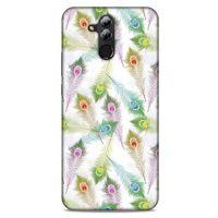 Huawei Mate 20 Lite Kılıf Desenli Özel Seri Tüyler (23) Ultra Koruma Kılıfı