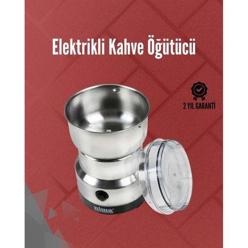 Paslanmaz Çelik Elektrikli Kahve Değirmeni | Sessiz, Hızlı, Çok Amaçlı Öğütücü (200w)