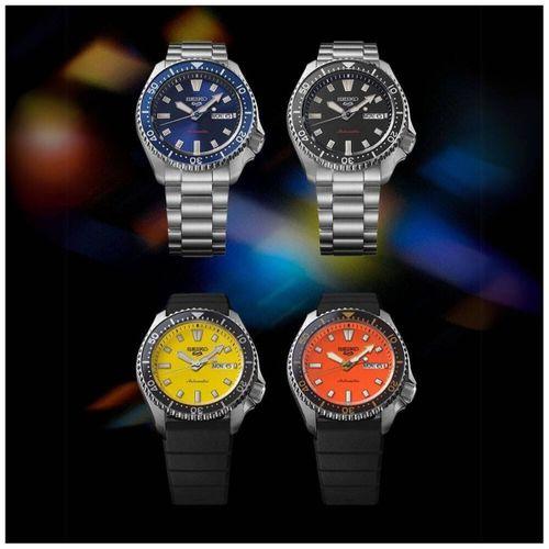 Seiko SRPL83K Otomatik Çelik Gri Lacivert Kadran 10 ATM 43 mm Erkek Kol Saati