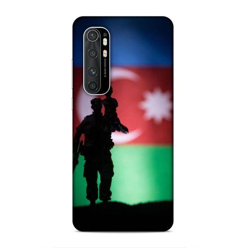 Xiaomi Mi Note 10 Lite Uyumlu Kılıf Azarbaijan (14) Lansman Kılıf Asker Bayrak