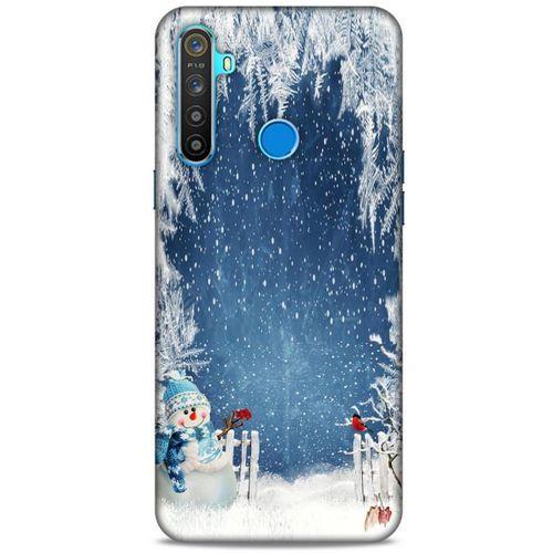 Oppo Realme 5i Kılıf Snowix (6) Silikon Kılıf Açık Mavi
