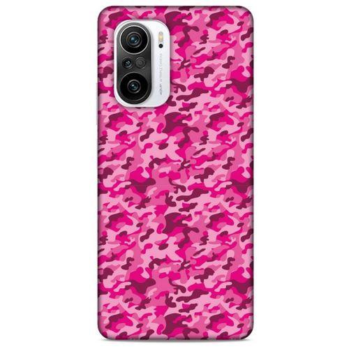 Xiaomi Redmi K40 Uyumlu Kılıf Pembe Delisi (32) Soft Silikon Kılıf Kamuflaj