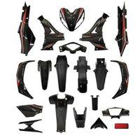 KUBA Kuba Kaporta Seti (Far+Stop Yok) Siyah Stickerlı Ege