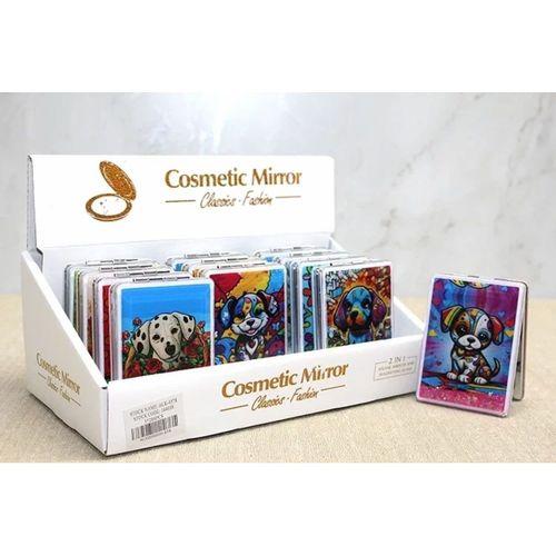 Hareketli Sulu Detaylı Köpek Figürlü El Aynası Alk4578