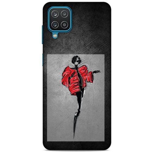 Lopard Samsung Galaxy A12 Uyumlu Kılıf Sokak Modası (82) Soft Silikon Kılıf