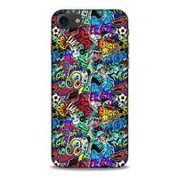 Graffitix (24) Desenli Silikon Kapak Apple Iphone 8 Kılıf