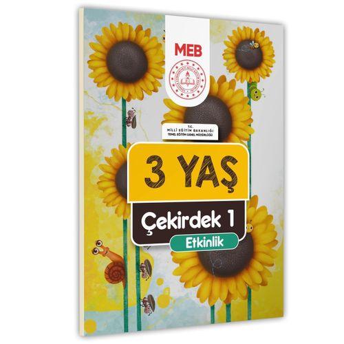 3 Yaş Okul Öncesi MEB Etkinlik Kitabı Çekirdek 1 Eğlenceli ve Öğretici Aktiviteler (A4 Renkli)