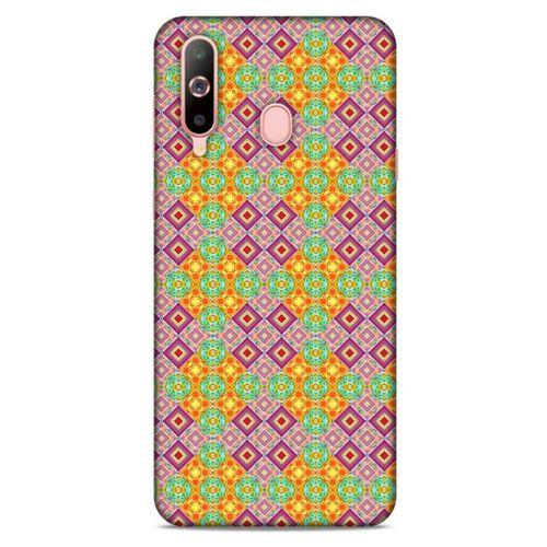 Ethnic Culture (87) Samsung Galaxy A60 Kılıf Silikon Kapak Desenli