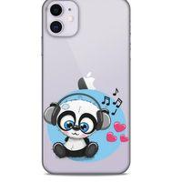 Zoologix (74) Apple iPhone 12 Şeffaf Kılıf Silikon Desenli