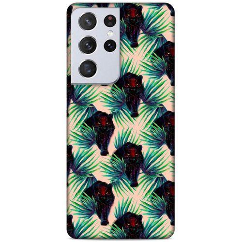 Lopard Samsung Galaxy S21 Ultra Uyumlu Kılıf Manipülasyon ☻ (6) Silikon Kılıf Desenli