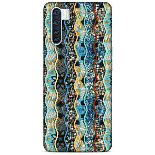 Oppo A91 Kılıf Baskılı Özel Seri Taşlı (30) Silicone Case