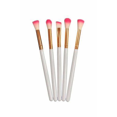 Profesyonel 5'li Makyaj Fırça Seti Beyaz