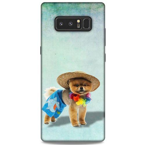 Samsung Galaxy Note 8 Kılıf Köpek Kıyafetleri (16) Kalın Kılıf Pomeranian Şort