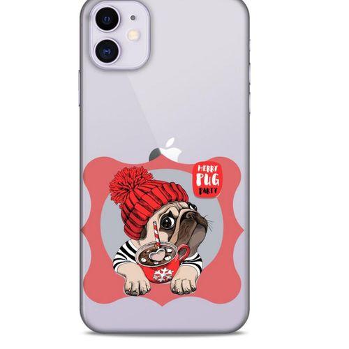 Zoologix (20) Apple iPhone 12 Mini Şeffaf Kılıf Silikon Desenli