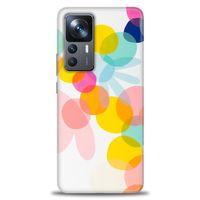 Xiaomi Mi 12T Kılıf HD Baskılı Kılıf - Color Flowers + Tam Ekran Koruyucu