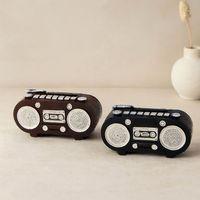 Vintage Radyo Dekoratif Biblo Reçine 5.5x11 cm