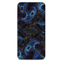 Samsung Galaxy A10 Uyumlu Kılıf Mavi Delisi (6) Silikon Kılıf Taş