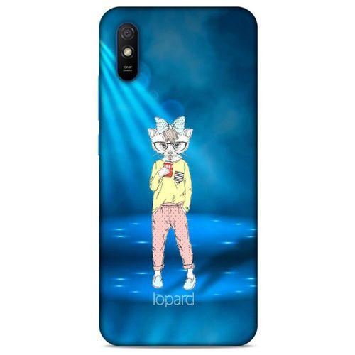Xiaomi Redmi 9A Kılıf FunnyMaX (38) Neo Hybrid Kılıf Açık Mavi