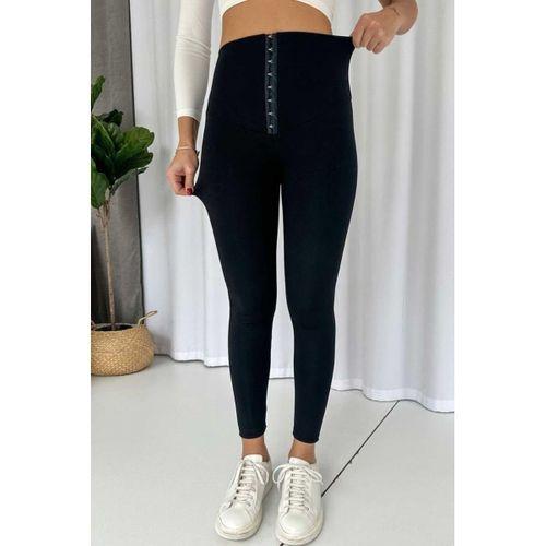 Kadın Yüksek Bel Korse Ve Kopça Detay çelik Toparlayıcı Tayt