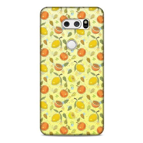 Frutix Turunç 05 LG K50S Kılıf Desenli Silikon
