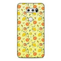 Frutix Turunç 05 LG K50S Kılıf Desenli Silikon