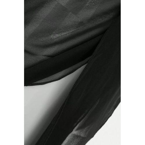 Kadın Siyah Beyaz Transparan Belden Bağlamalı Pareo 2'li