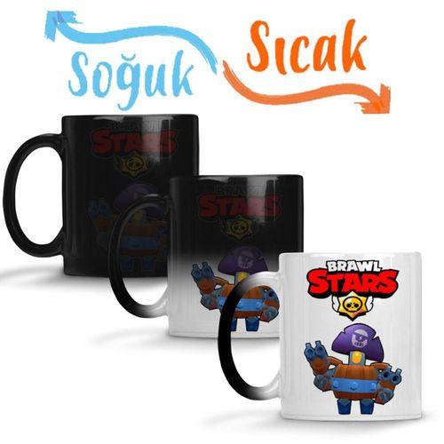 Brawl Stars Darryl Sihirli Kupa Bardak Porselen