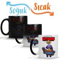 Brawl Stars Darryl Sihirli Kupa Bardak Porselen