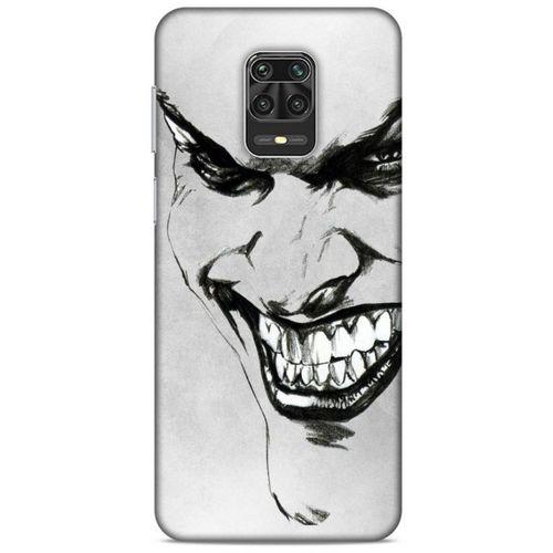 Xiaomi Redmi Note 9S Uyumlu Kılıf Joker (8) Baskılı Kılıf Beyaz