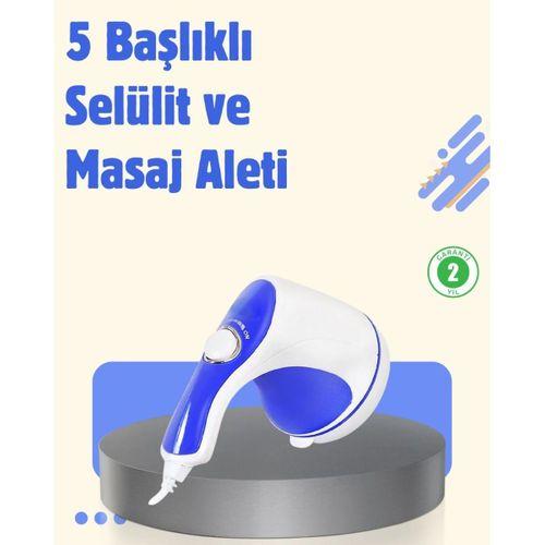 Elektrikli Yağ Yakıcı Masaj Aleti 5 Başlıklı Vücut Şekillendirici