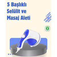 Elektrikli Yağ Yakıcı Masaj Aleti 5 Başlıklı Vücut Şekillendirici