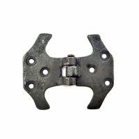 Antika Tarz Dekoratif Pirinç Fit Menteşe - 67 Mm, Oksit