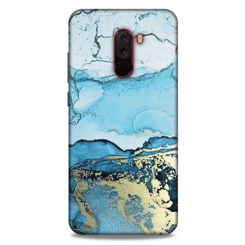 Xiaomi Pocophone F1 Uyumlu Kılıf Mavi Delisi (2) Kabı Mürekkep