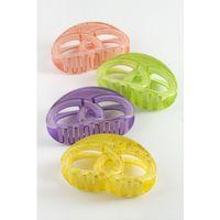 İç İçe Halka Renkli Mandal Toka 12 cm