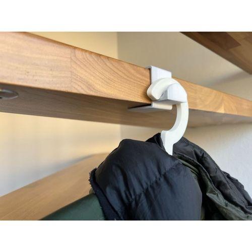 Ikea Hemli Kanca Merdiven Askısı 3D Baskı (Bu ürün Sadece Plastik parçadır - Almadan Önce Soru Sorabilirsiniz)