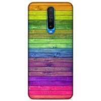 Lopard Xiaomi Redmi K30 5G Uyumlu Kılıf Wood'X (26) Tpu Silikon Kılıf Desenli