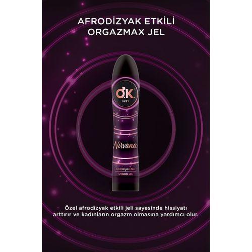Okey Nirvana Prezervatif 40'lı Nirvana Uyarıcı Jel 100 ml