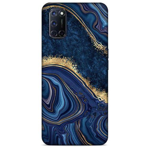 Oppo A52 Uyumlu Kılıf Mavi Delisi (1) Kılıfı Mermer