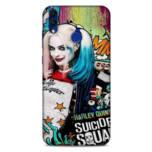 Huawei Honor 8C Uyumlu Kılıf Harley Quinn (47) Crystal Flex Kılıf Suicide Squad
