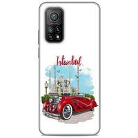 Retro (22) Desen Tam Koruma Kılıfı Renkli Xiaomi Mi 10T Pro 5G Kılıf