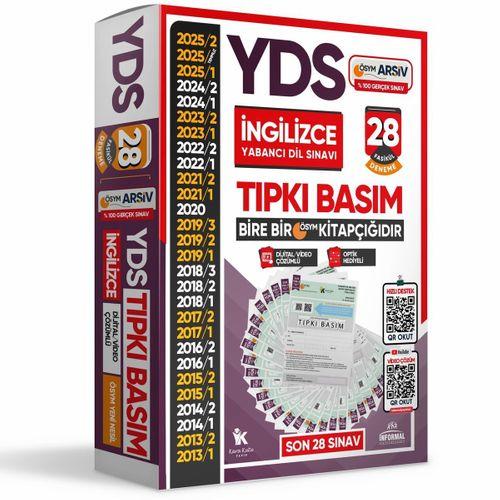 2026 YDS İngilizce ÖSYM Tıpkı Basım Çıkmış Soru Deneme Paketi 28li Dijital Çözümlü Fasikül SETİ