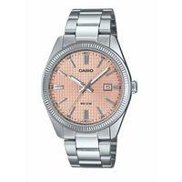 Casio MTP-1302PE-4AVDF Quartz Çelik Gri Pembe Kadran 39 mm Erkek Kol Saati