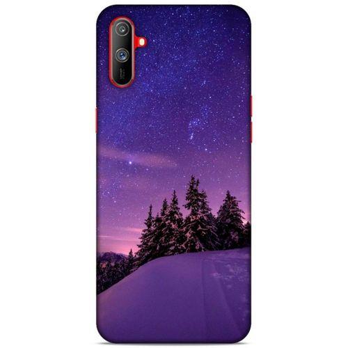 Lopard Oppo Realme C3 Uyumlu Kılıf Gece'S (4) Koruma Kılıfı Mor
