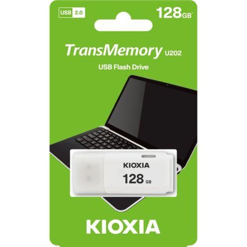 KIOXIA U202 128GB USB 2.0 TransMemory Flash Disk (Beyaz)