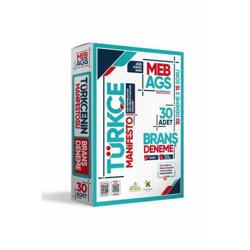 2025 MEB AGS TÜRKÇE-MATEMATİK-TARİH-COĞRAFYA-MEVZUAT Manifesto 150 Branş Denemesi Fasikül SETİ