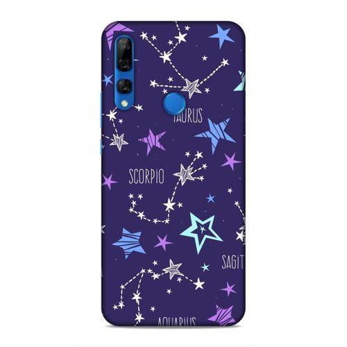 Huawei Y9 Prime 2019 Kılıf Horoskop Haritasi Arka Kapak Silikon Koruma Full Koruyucu