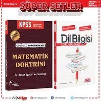 Doktrin KPSS Matematik ve AKM Dil Bilgisi Soru Bankası Seti 2 Kitap