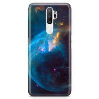 Oppo A9 2020 Kılıf Nasa Galaxy Arka Kapak Koruma Desenli Full Koruyucu