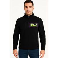 Ön Polar Kazak Dik Yaka - Siyah