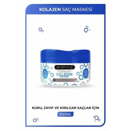 Kolajen Saç Maskesi 500 ML - Zayıf ve Kırılgan Saçlar İçin - mrfs